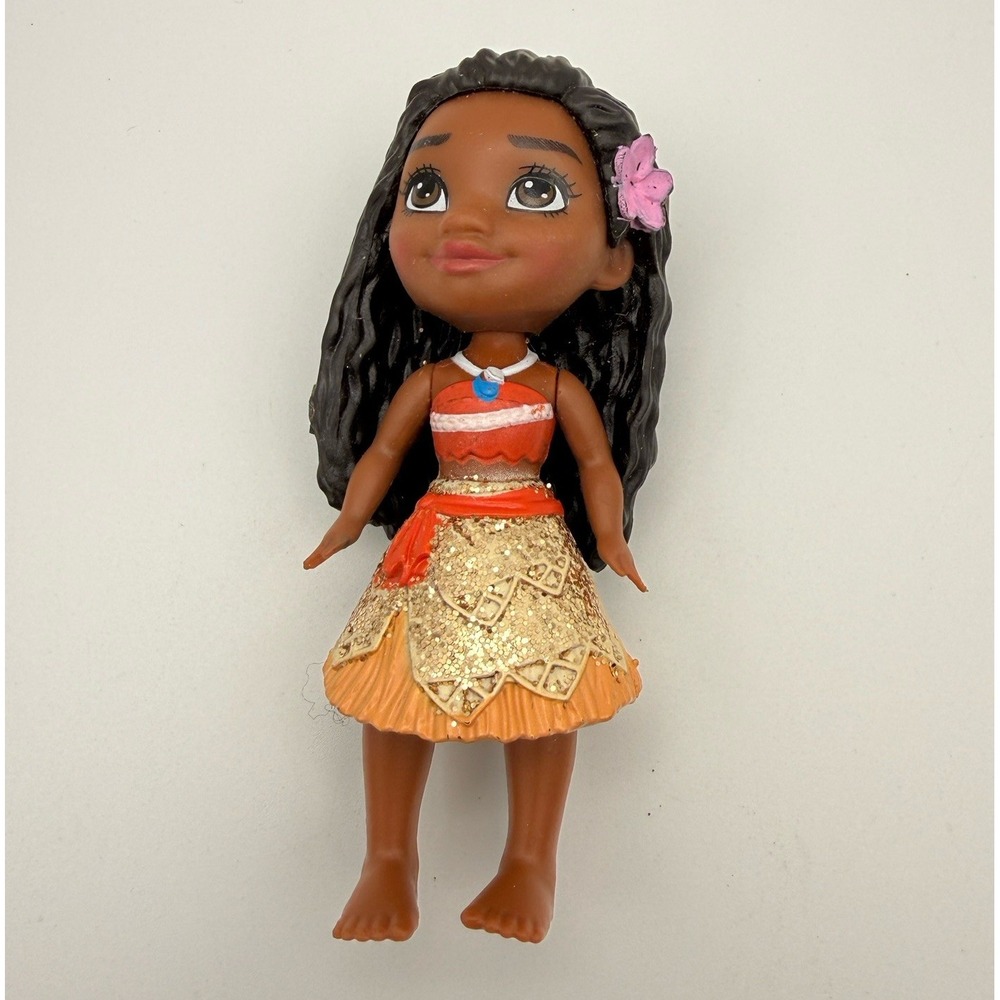 Disney Princess Moana Mini Doll Toddler Miniature 3.5" Figure